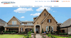 Desktop Screenshot of davidweekleyhomes.com